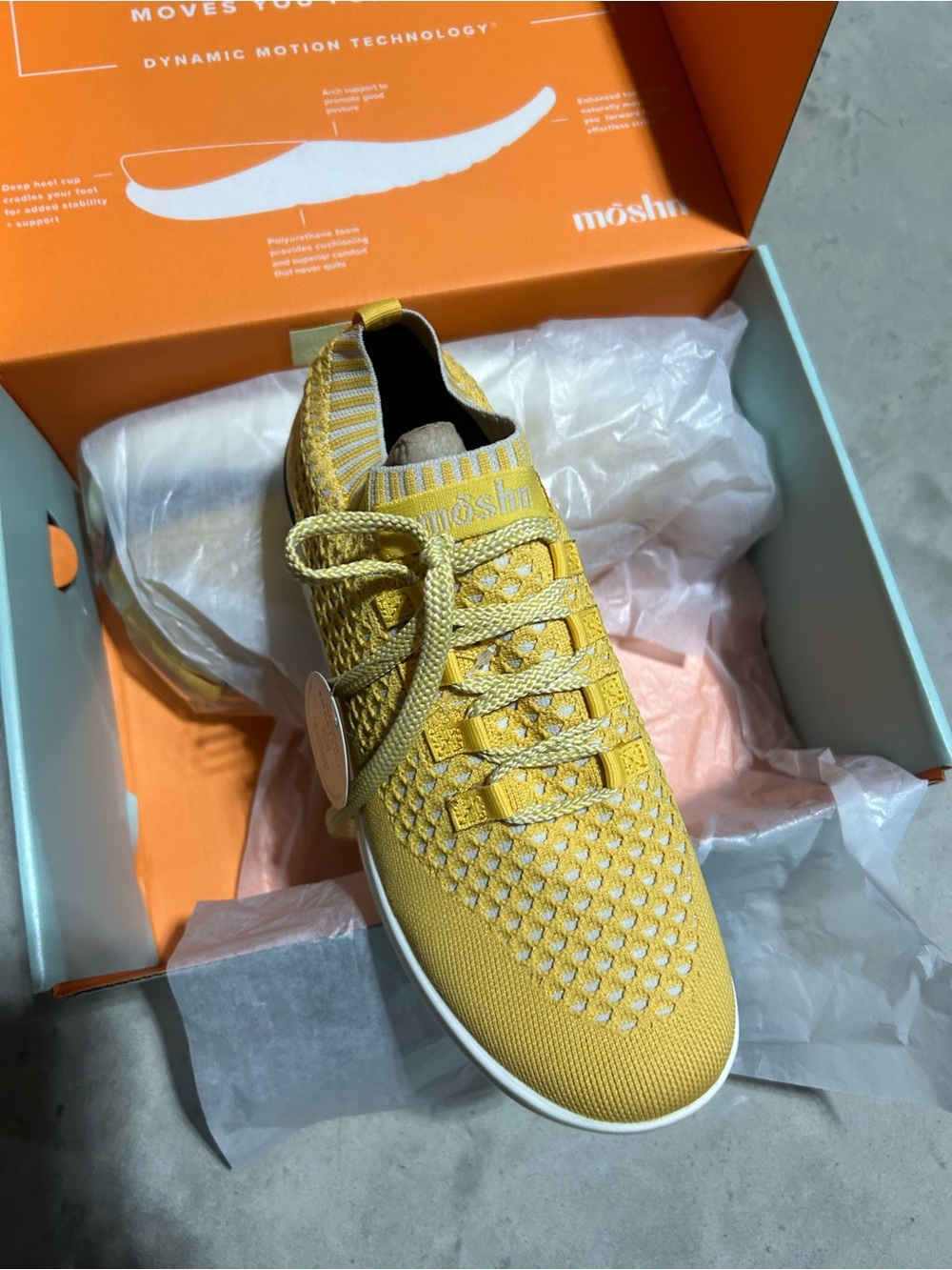 Moshn Yellow Shoes